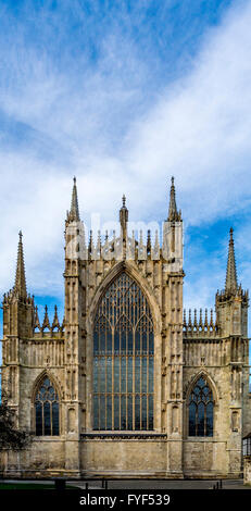 York Minster restauriert neu Ostfenster, York, UK. Stockfoto