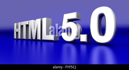 HTML 5.0 Stockfoto