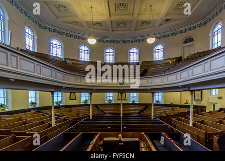 Blick von der Kanzel. York Central Methodist Church, York, UK. Stockfoto