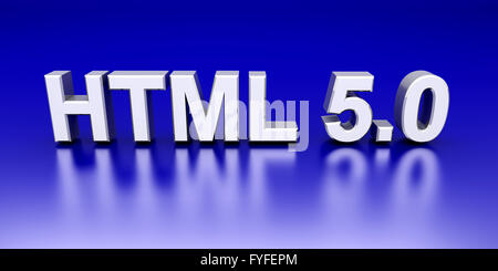 HTML 5.0 Stockfoto