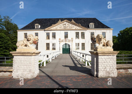 Wasserschloss Norderburg, Dornum, Ostfriesland, Niedersachsen, Deutschland Stockfoto