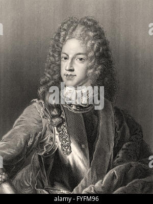 James Francis Edward, Prinz von Wales, 1688-1766, der englische Sohn von James II von England, Stockfoto