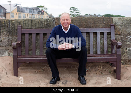 Ein Porträt von Billy Brown, der Co-Trainer des Herzens (Edinburgh-Fußball-Nationalmannschaft). Das Foto wurde im Musselbrugh berücksichtigt. Stockfoto