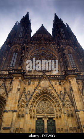 Prag. St.-Veits-Dom Stockfoto