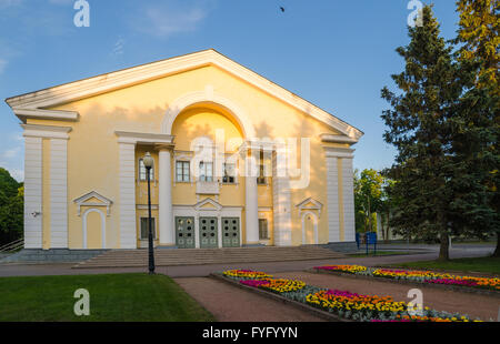 Haus der Kultur in Sillamae. Die Architektur der Stalin-Ära Stockfoto