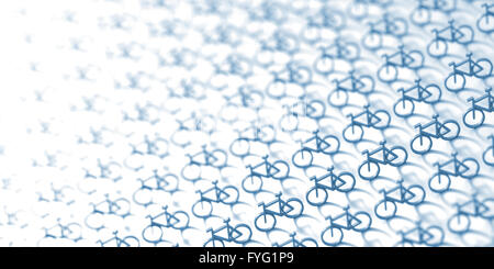 3d Illustration, original 3D-Rendering Fahrrad Stockfoto