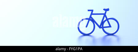 3d Illustration, original 3D-Rendering Fahrrad Stockfoto
