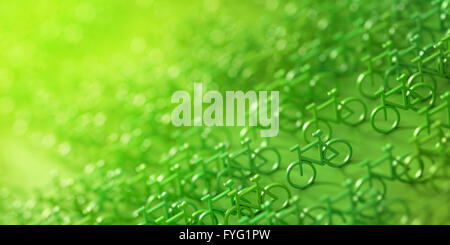 3d Illustration, original 3D-Rendering Fahrrad Stockfoto