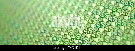 3d Illustration, original 3D-Rendering Fahrrad Stockfoto