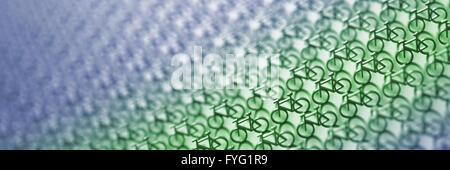 3d Illustration, original 3D-Rendering Fahrrad Stockfoto