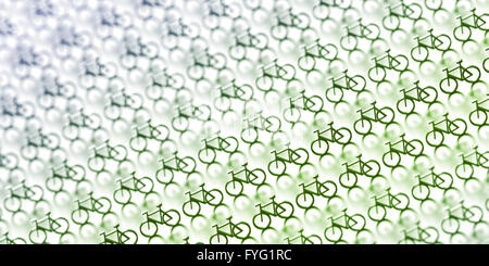 3d Illustration, original 3D-Rendering Fahrrad Stockfoto