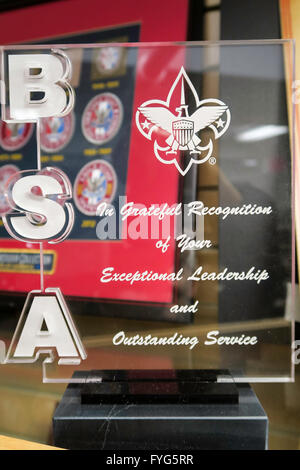 Boy speichern Scouts of America in Manhattan, New York City, USA Stockfoto