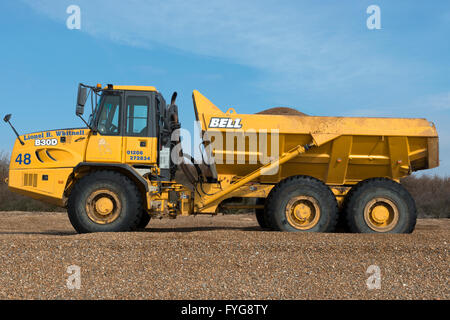 Bell B30D Muldenkipper Stockfoto