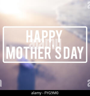 Zusammengesetztes Bild der Mütter Tag Gruß Stockfoto
