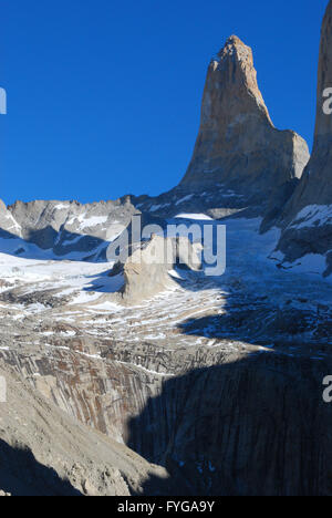 Die drei Türme, Torres del Paine Nationalpark, Patagonien, Chile Stockfoto