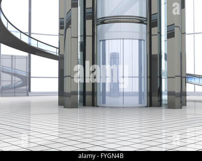 Futuristische Architektur Stockfoto