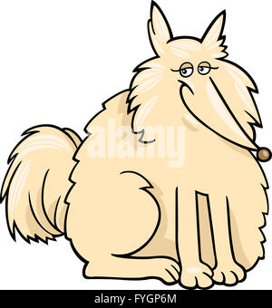 Eskimo Hund Cartoon illustration Stockfoto