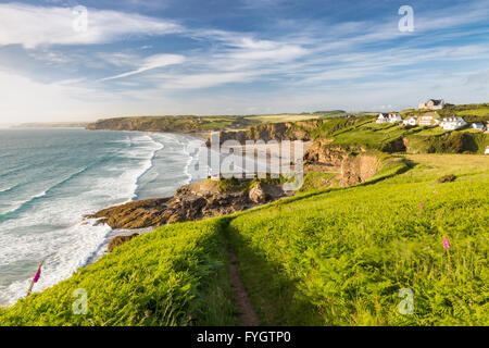 Wenig & breites Haven auf West Küste von Pembrokeshire Stockfoto