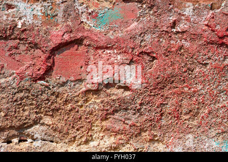 Teil des alten Mauerwerk Stockfoto