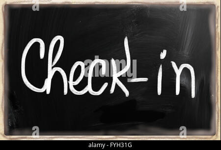 Social-Media-Konzept - Text handschriftlich auf einer Tafel Stockfoto