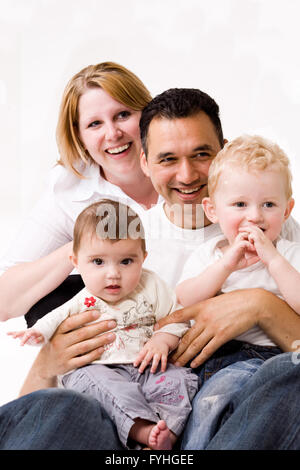 Glückliche Familienbild Stockfoto