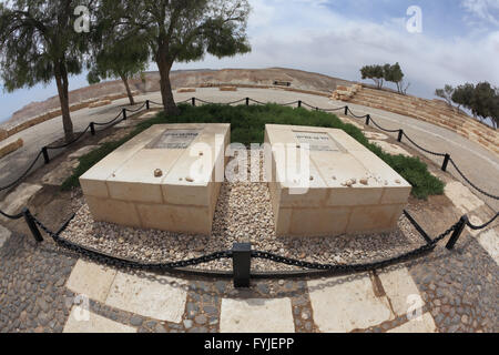Das Grab des Gründers Israels, David Ben-Gurion Stockfoto