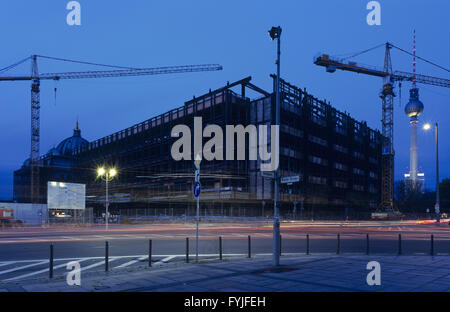 Rückbau des Palastes der Republik, Berlin Stockfoto