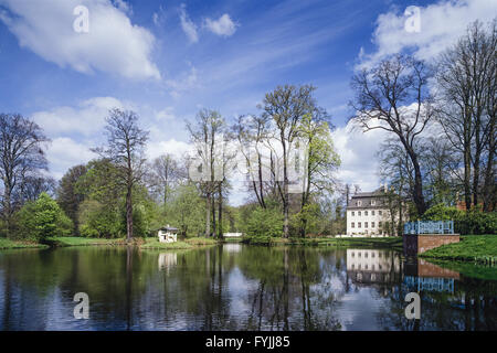 Schwarzer See, Branitzer Park, Cottbus, Brandenburg Stockfoto