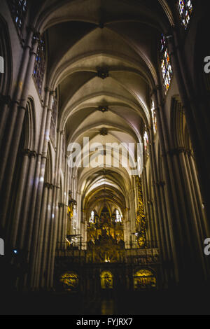 Kathedrale Bögen, Tourismus, Toledo, berühmte Stadt in Spanien Stockfoto