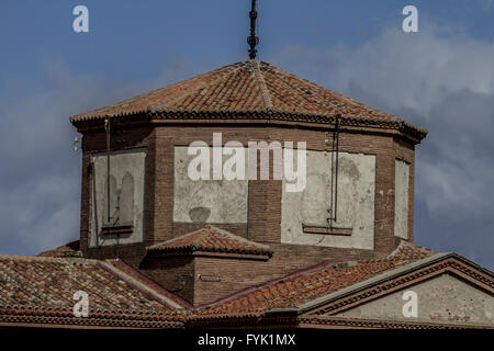 Glockenturm, Cerro de Los Angeles liegt in der Gemeinde von Getafe, Madrid. Es gilt der geographischen Mitte der Iber Stockfoto