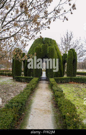 Jardin del Principe. Palast von Aranjuez, Madrid, Spain.World Weltkulturerbe von der UNESCO im Jahr 2001 Stockfoto