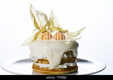 Pfannkuchen-Stapel Stockfoto
