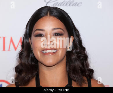 New York, USA. 26. April 2016. Gina Rodriguez besucht mal 100 Gala im Jazz at Lincoln Center Credit: Lev Radin/Alamy Live-Nachrichten Stockfoto