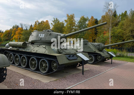 Die sowjetischen Panzer t-34 der Zeiten des zweiten Weltkriegs Stockfoto