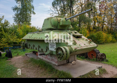Die sowjetischen Panzer t-34 der Zeiten des zweiten Weltkriegs im Umbau Stockfoto