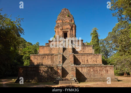 Baksei Chamkrong (erbaut 944-968AD) Tempel Angkor Welterbe-Aufstellungsort, Siem Reap, Kambodscha Stockfoto