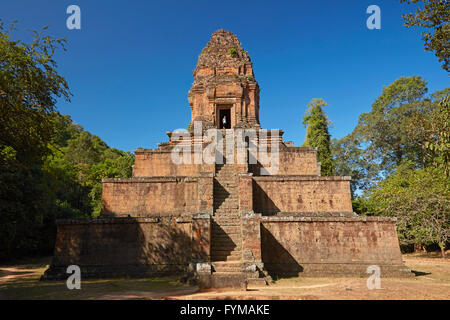 Baksei Chamkrong (erbaut 944-968AD) Tempel Angkor Welterbe-Aufstellungsort, Siem Reap, Kambodscha (MR) Stockfoto