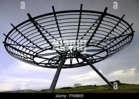 "Halo", ein Panoptikum an Spitze o-Schiefer, Haslingden, Lancashire, einer der 4 in der Grafschaft. Stockfoto