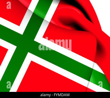 Flagge Norwegens Stockfoto