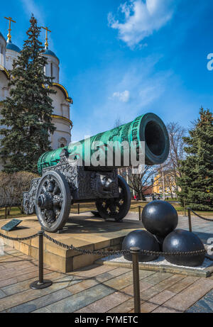 Zar oder King-Kanone im Moskauer Kreml, Russland Stockfoto