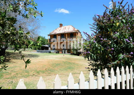 Altes Landhaus in dem historischen Dorf Sofala, New South Wales, Australien Stockfoto