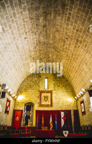 alte spanische Festung Burg Stein Stockfoto