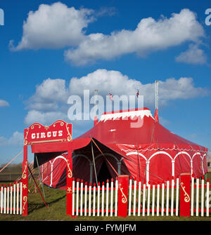 Pinders Zirkuszelt. Stockfoto