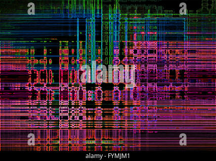 Abstrakte Neonlicht Hintergrund Stockfoto