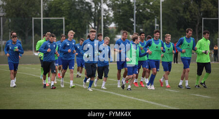 Trainingsauftakt 1.FC Magdeburg 2015/16 Stockfoto