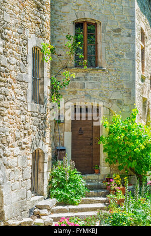 Mittelalterliche Dorf von Oppede le Vieux, Region Vaucluse, Provence Alpes Cote d ' Azur, Frankreich Stockfoto