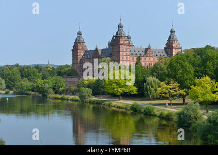 Schloss Johannisburg, Aschaffenburg, Bayern, Deutschland Stockfoto