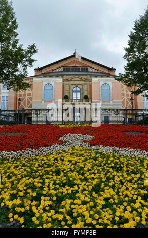 Richard-Wagner-Festspielhaus, Festspielhuegel, Bayreuth, Bayern, Deutschland Stockfoto