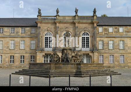 Neues Schloss, Ludwigstraße, Bayreuth, Bayern, Deutschland Stockfoto