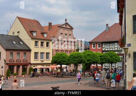 Altstadt, Hauptstrasse, Miltenberg, Bayern, Deutschland Stockfoto